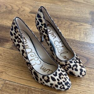 Sam Edelman Leopard Print Heels
